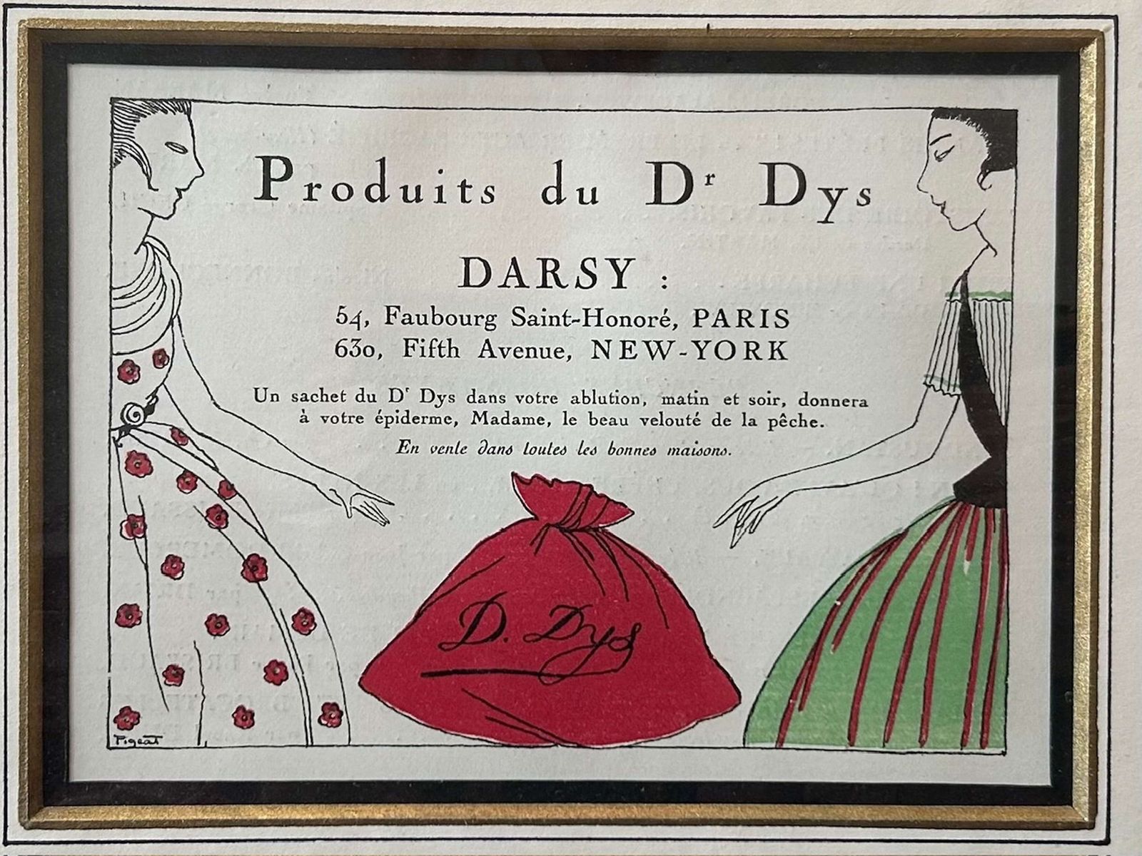 photo furniture A Set Of Six Highly Decorative Art Deco French Advertising Prints