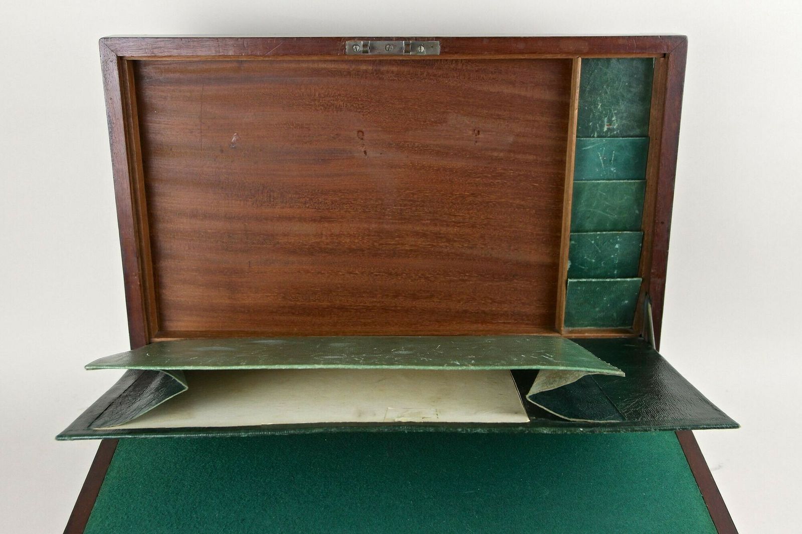 19th Century Victorian Writing Slope/ Travel Desk, Brass Bound, Uk Ca. 1815 photo 1900.0