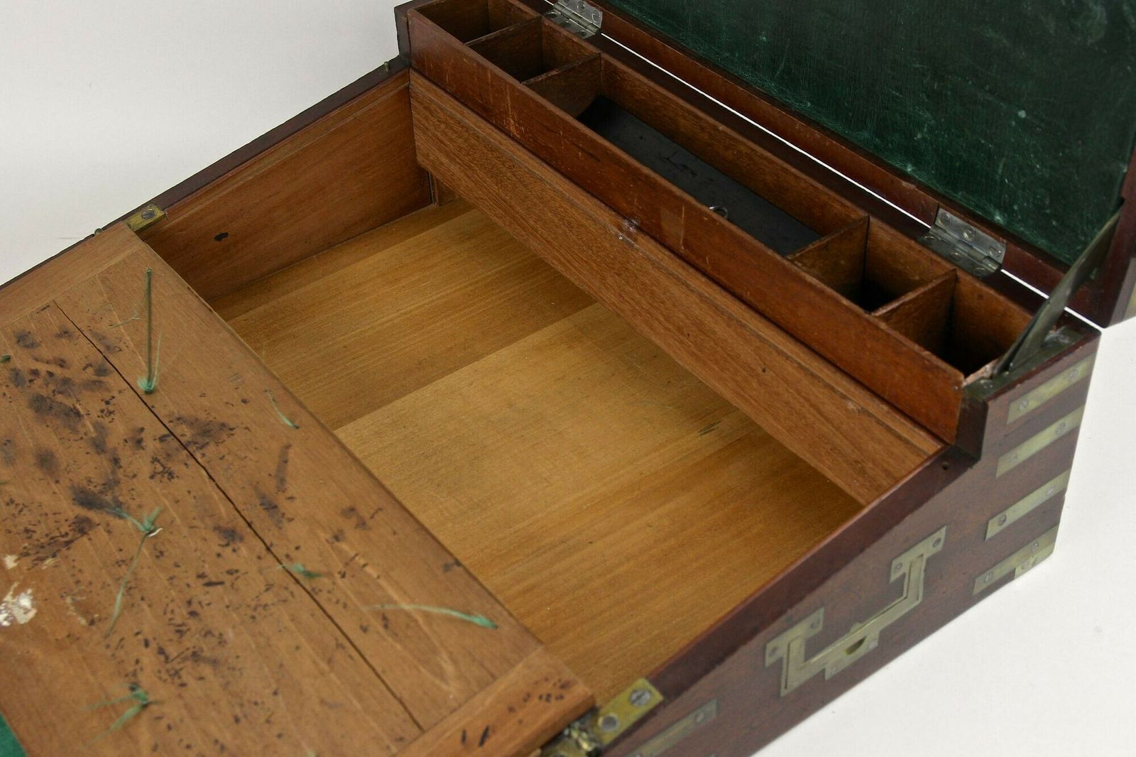 photo for sale 19th Century Victorian Writing Slope/ Travel Desk, Brass Bound, Uk Ca. 1815