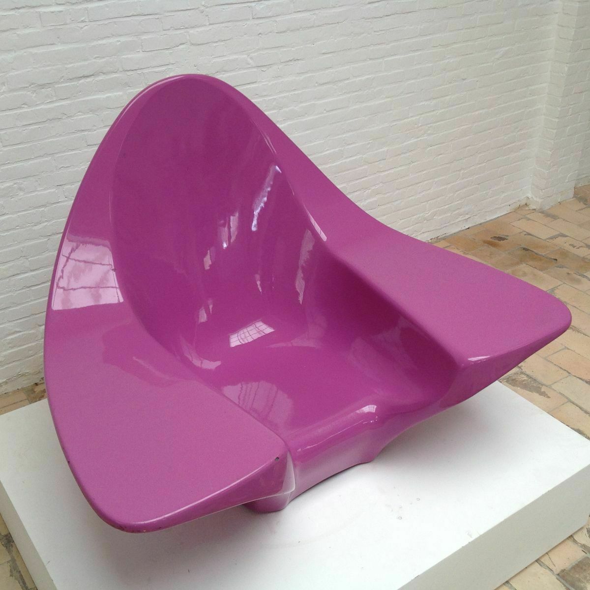 Large Pop Art Fiberglass Lounge Chair, 1960s photo 6900.0