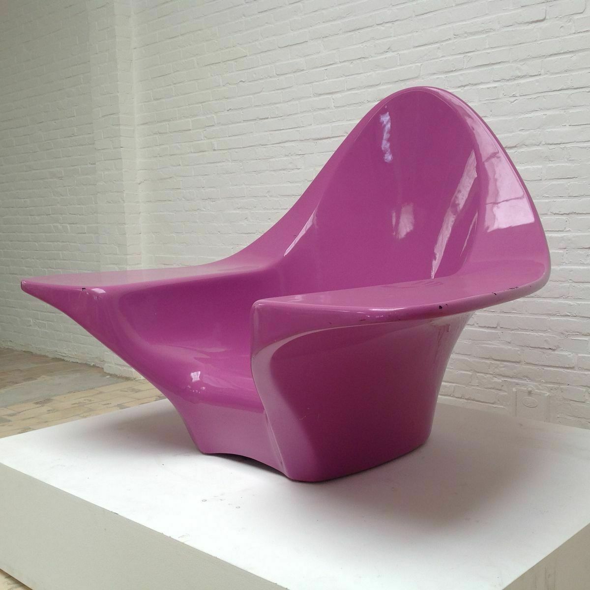Large Pop Art Fiberglass Lounge Chair, 1960s photo buy