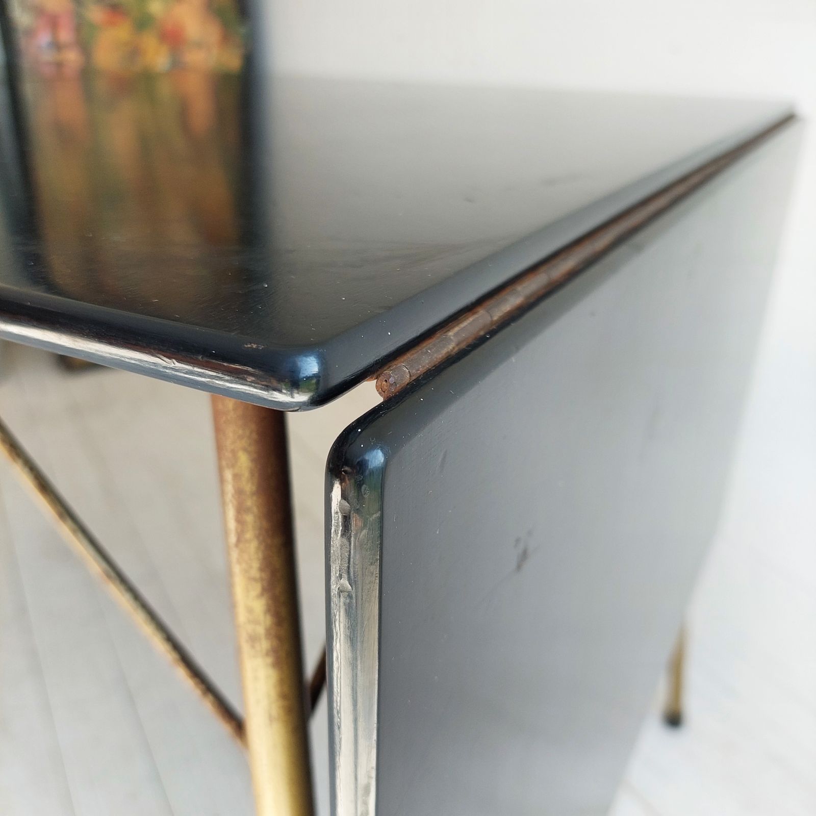 photo vinterior Mid Century Arne Jacobsen 3601 Drop Leaf Table For Fritz Hansen Danish, 1950s