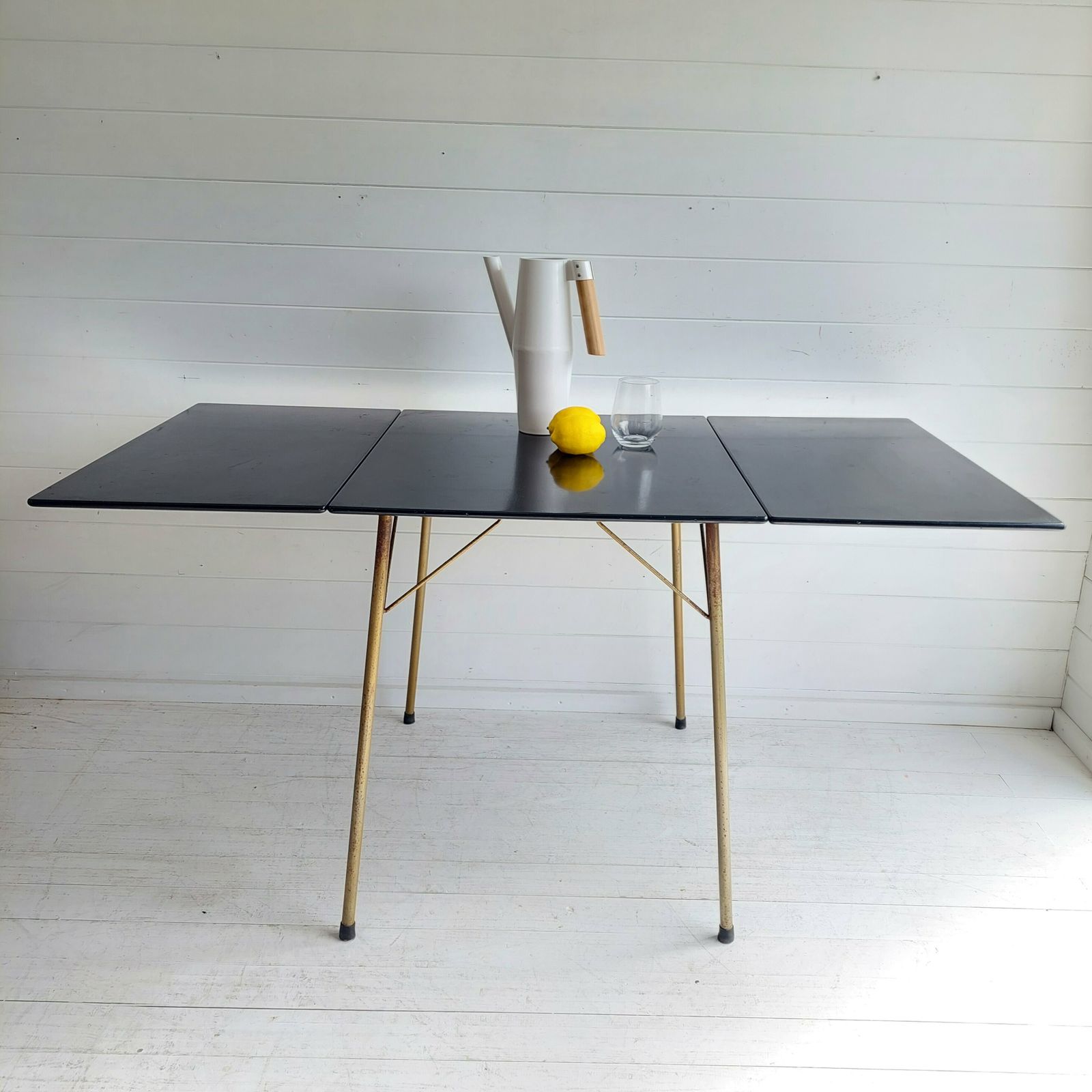 Mid Century Arne Jacobsen 3601 Drop Leaf Table For Fritz Hansen Danish, 1950s photo furniture