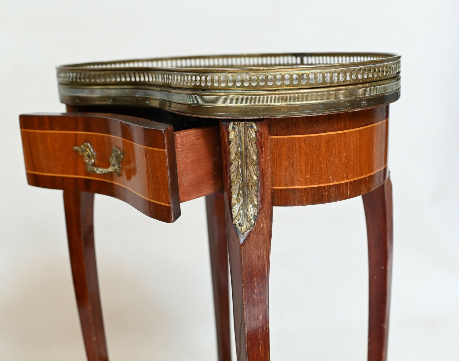 Pair French Bedside Tables Nightstands Kidney Bean 1930 photo buy