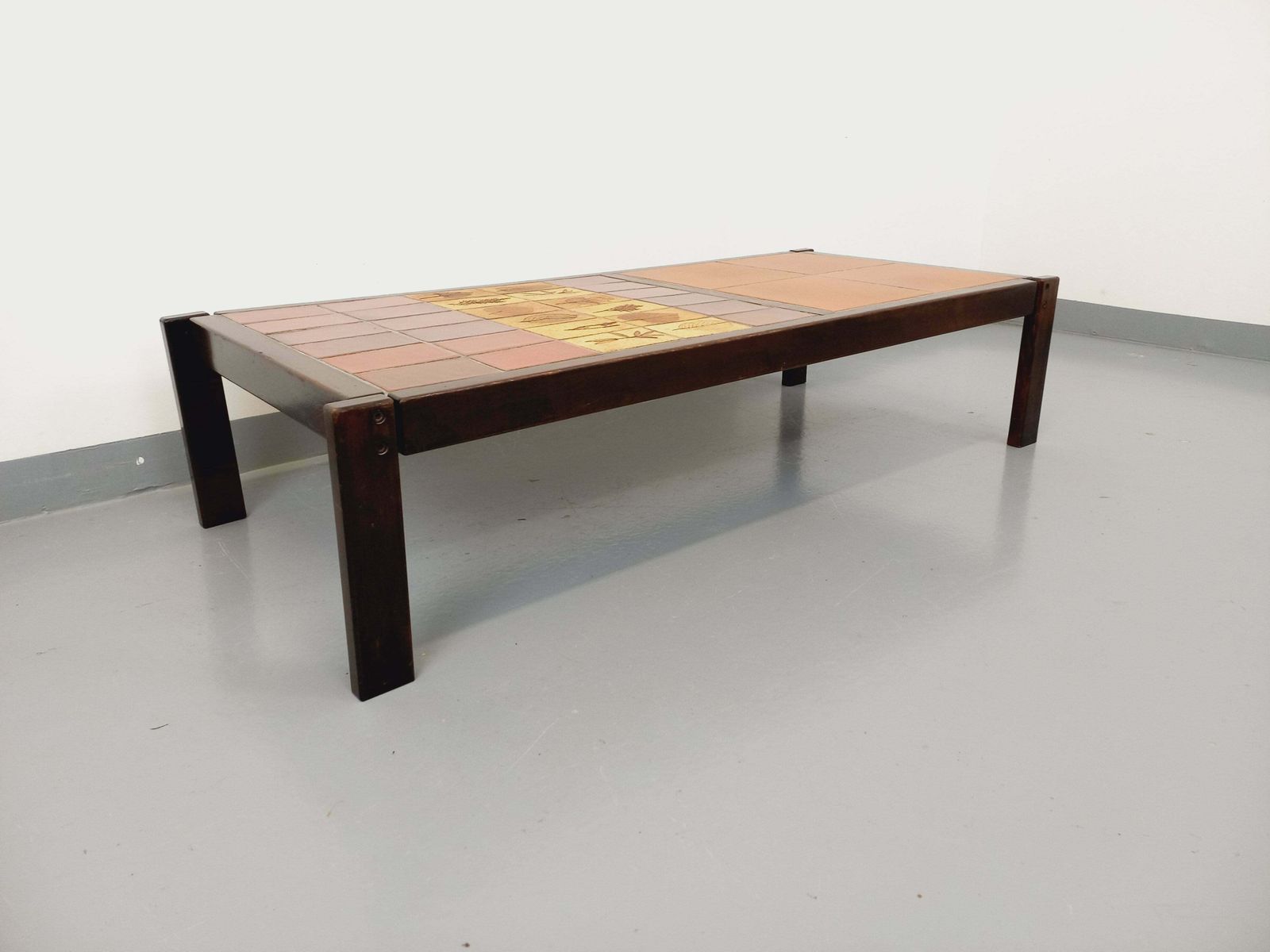 Roger Capron Rectangular Ceramic Coffee Table photo vinterior