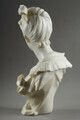 Bust Of A Woman In Marble, Henri Emile Allouard (1844 1929) photo buy