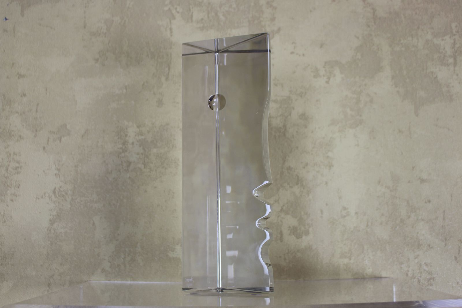 Baccarat Glass Encounter By Robert Rigot 26cms photo for sale