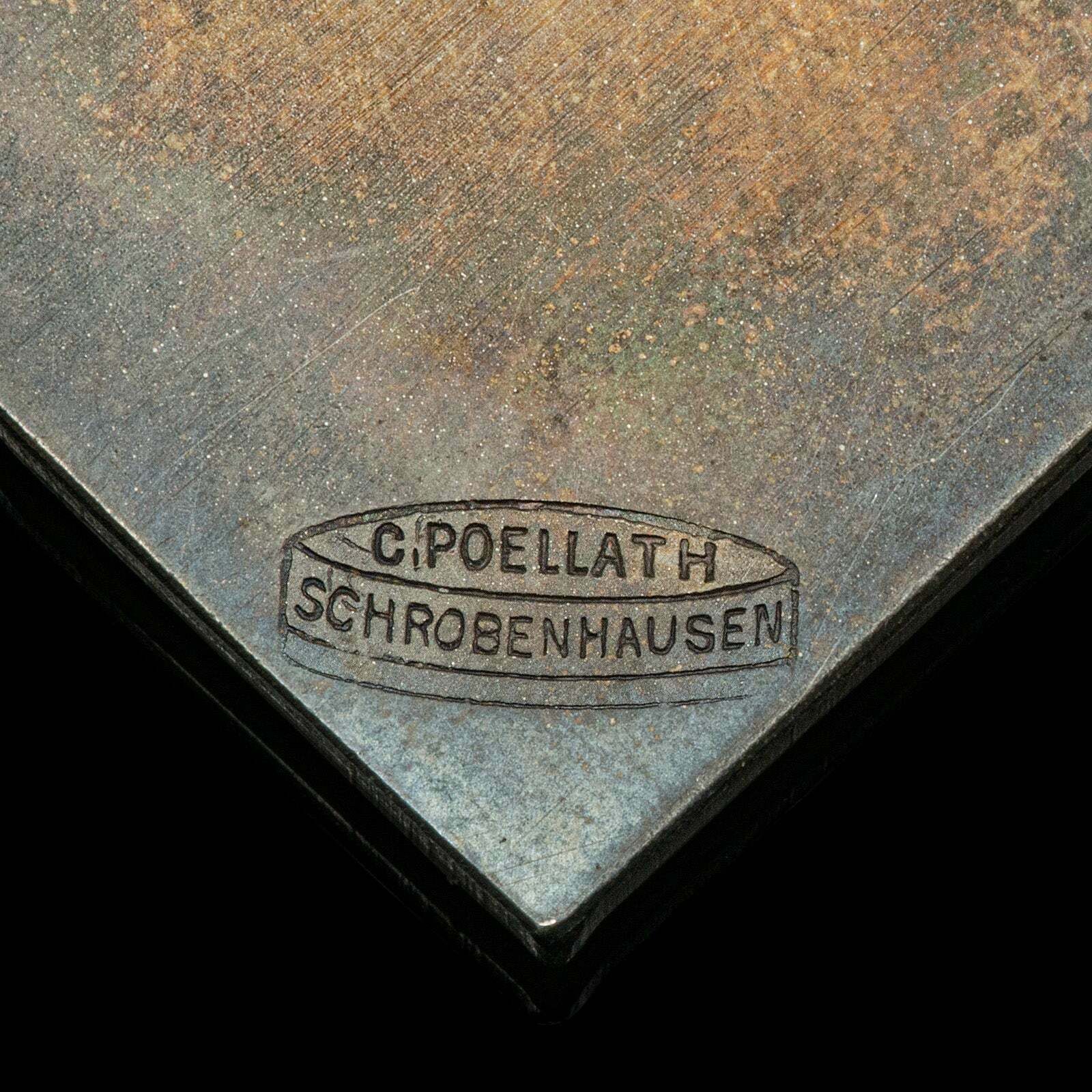photo furniture Small Antique Dog Kennel Club Medal, German, Cast Metal, Dachshund, Edwardian