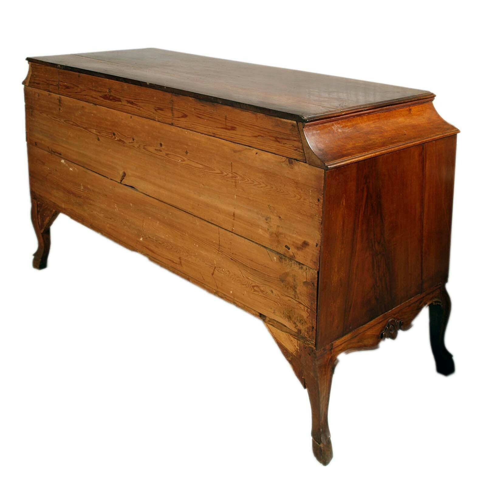 Chest Of Dravers Venetian Commode 18th Century Urn Shaped In Walnut Louis XV photo Furniture