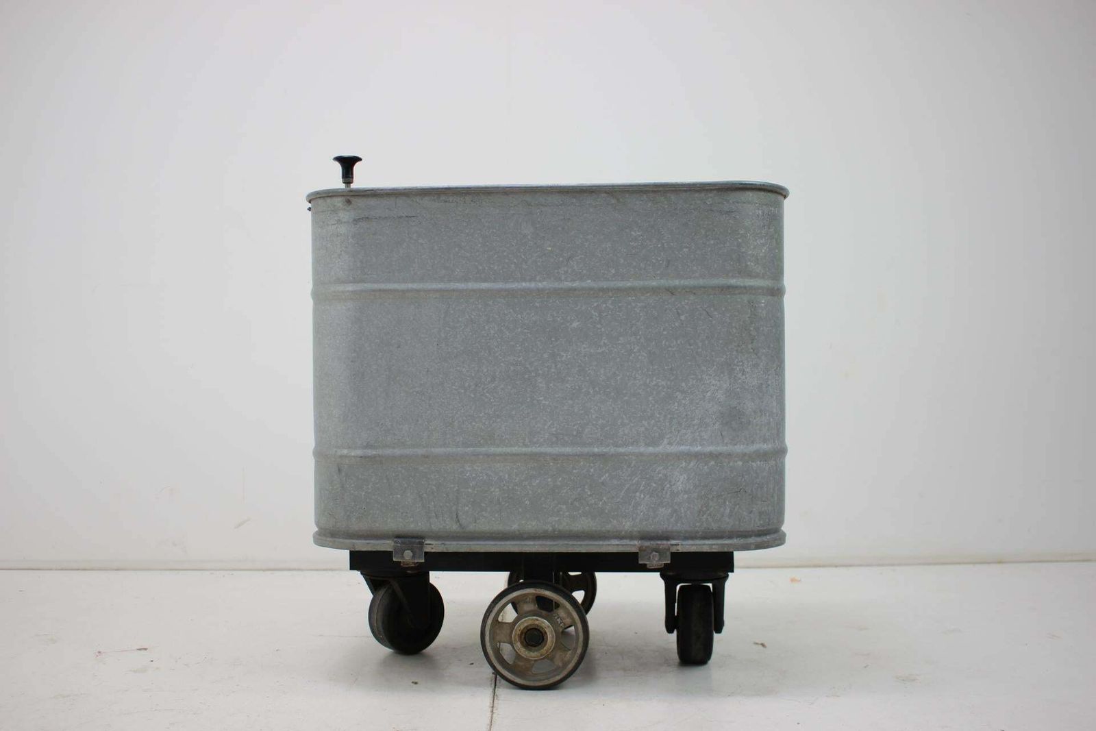 Furniture Vintage Industrial Cart By Kovo Bzenec, 1950's, Czechoslovakia photo