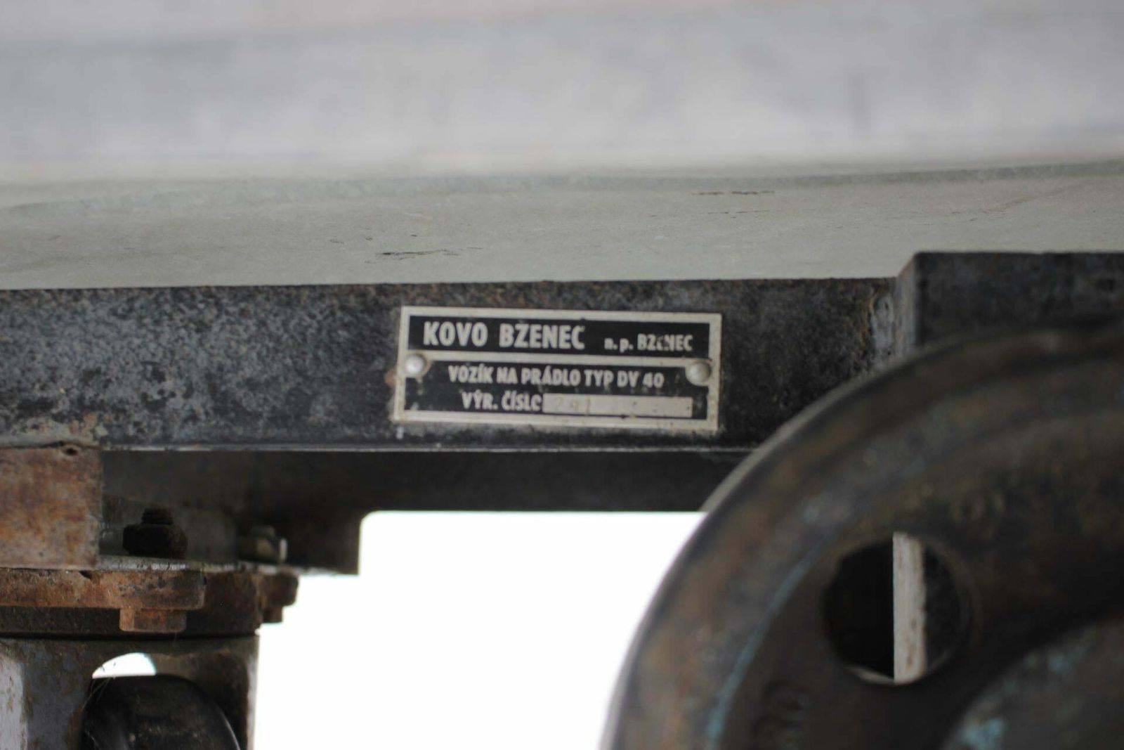 Vintage Industrial Cart By Kovo Bzenec, 1950's, Czechoslovakia photo for sale