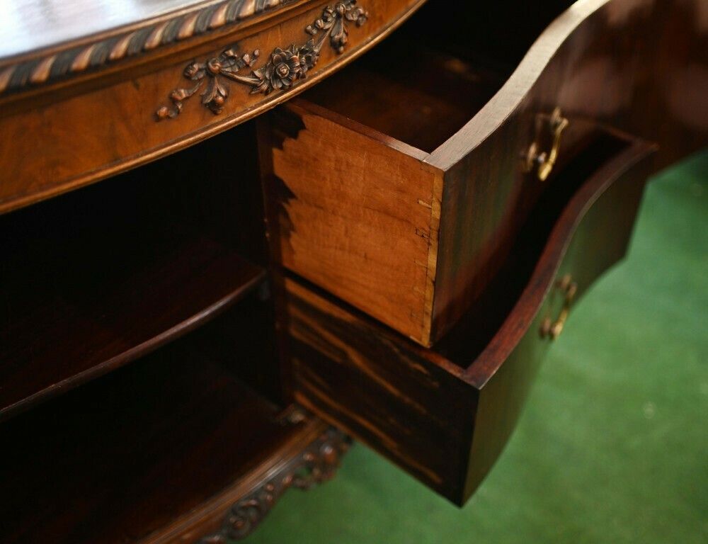 Chippendale Side Cabinet Mahogany Ball And Claw Feet photo buy