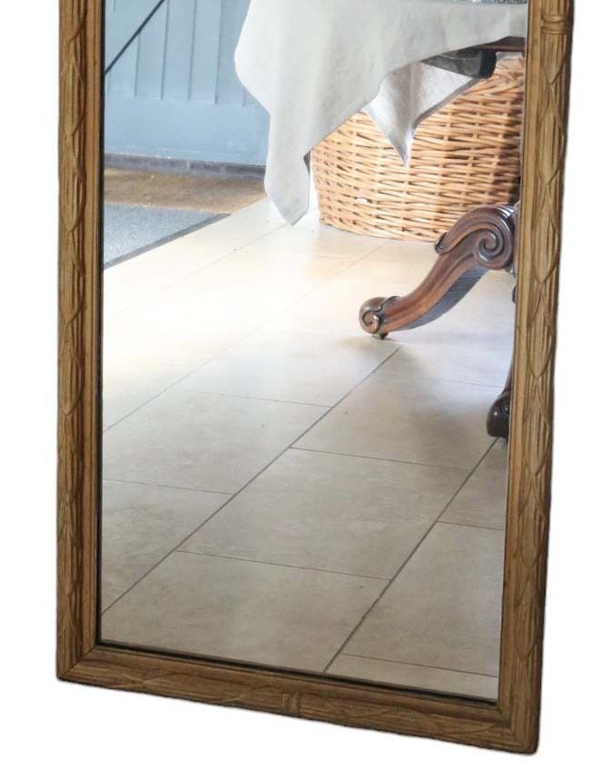 Antique Large C1900 Gilt Full Height Foor Wall Dressing Mirror – High Quality Ornate Design photo for sale