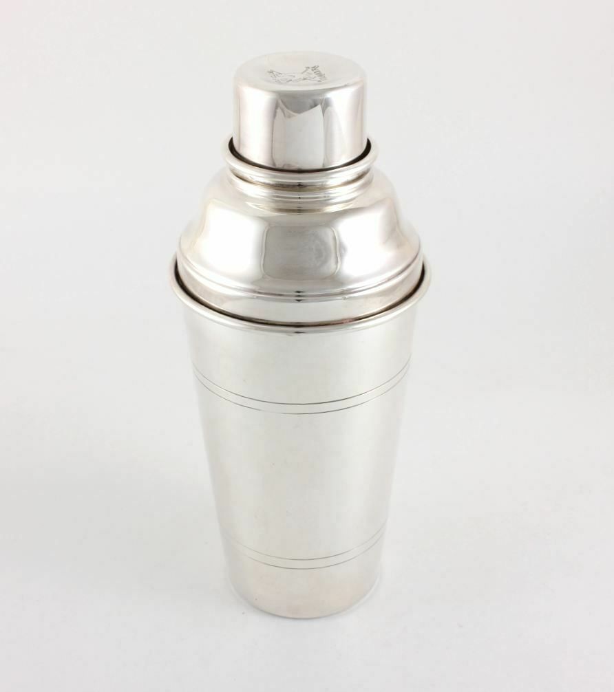 photo furniture Silver Plated Cocktail Shaker. Vilamoura Golf Club Algarve Portugal.