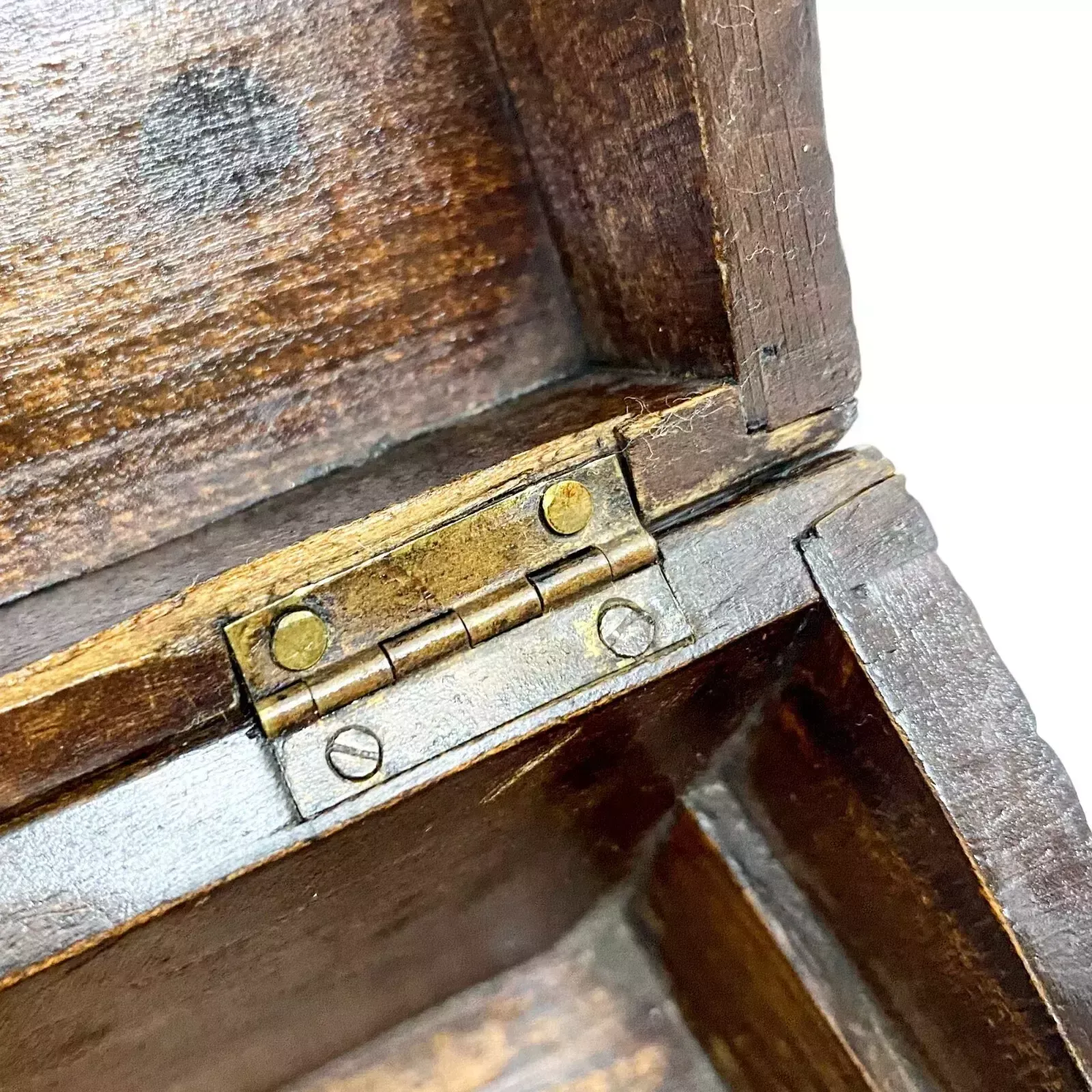 140.0 Antique 1890's German Gothic Revival Black Forest Domed Casket Jewellery Box photo