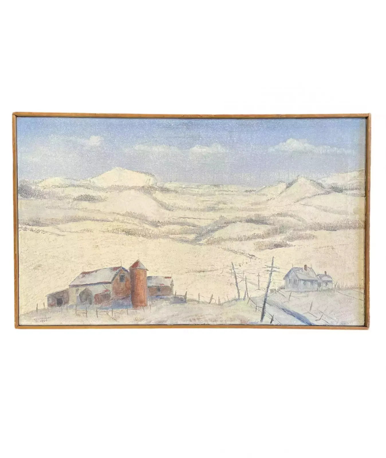 Winter Landscape By Theodore Donaldson (20th Century, USA) photo for sale