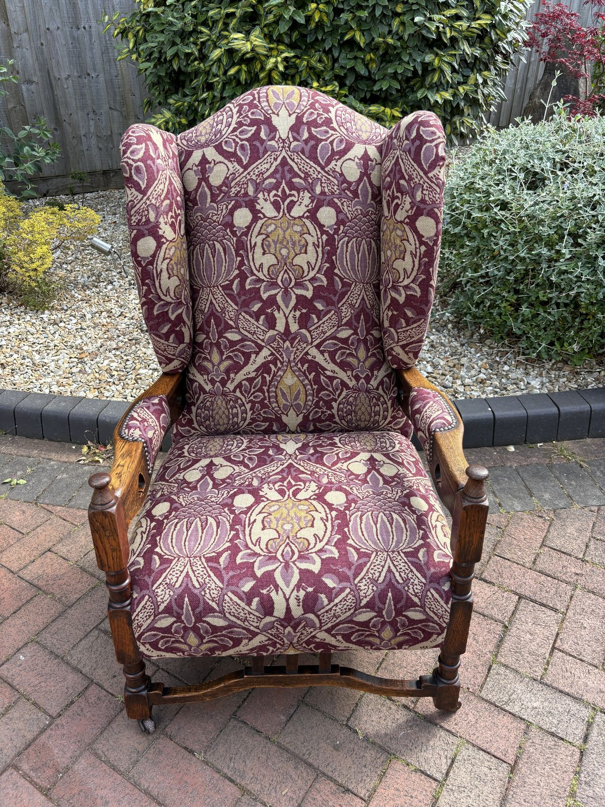 Arts & Crafts Wingback Armchair C1895 photo 850.0