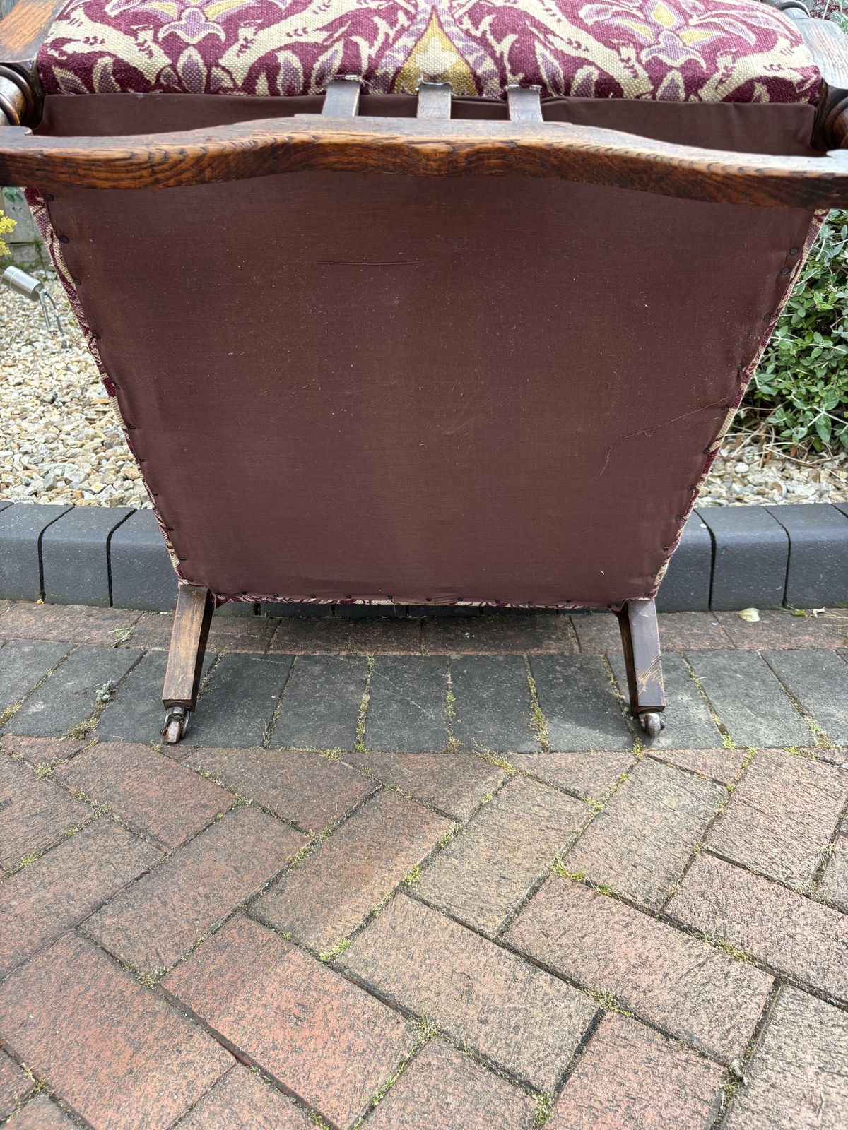 Arts & Crafts Wingback Armchair C1895 photo vinterior