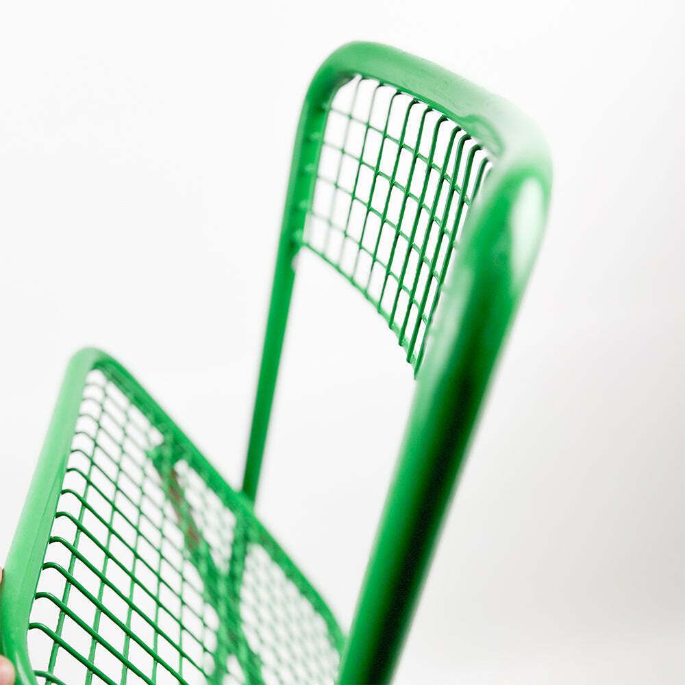 Metal Pegable Chair Model 085 Made By Federico Giner, 1970s. photo vinterior