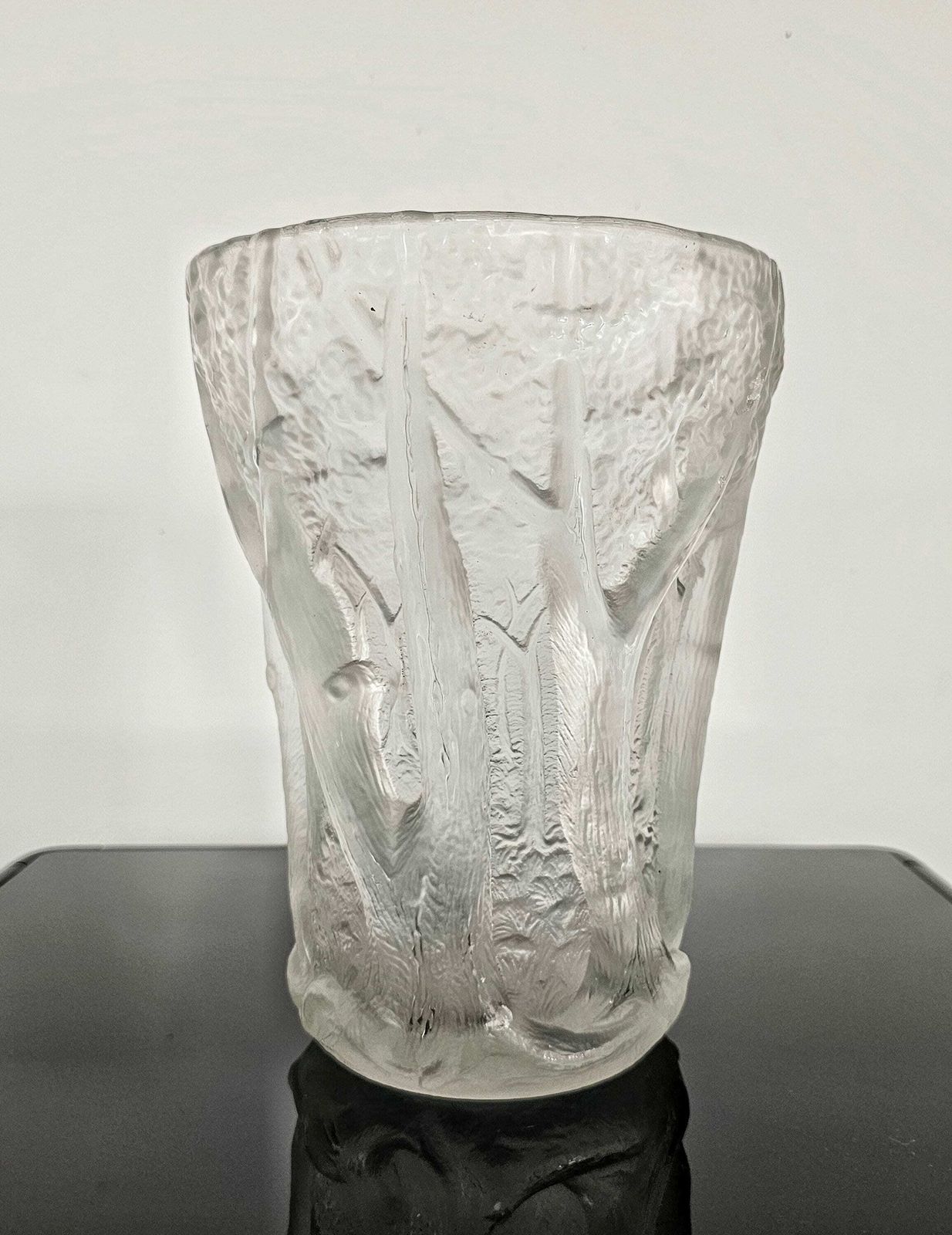 Large Art Deco "Dans La Forêt" Vase Designed By Josef Inwald For Barolac // Made In Czechoslovakia In 1930s