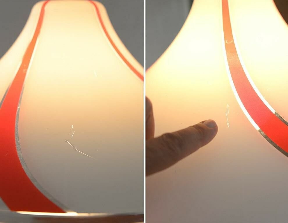 Vintage Hanging Lamp / Pop Art / Plastic Trumpet / Meblo / Albatros / Pendant Light / Mcm Light Fixture / 1970's Yugoslavia / Cool Lamp photo buy