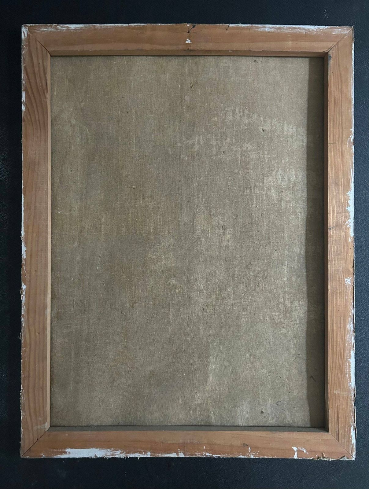 photo for sale Expressive 1940s French Oil Painting On Canvas (Marouflage) Female Nude