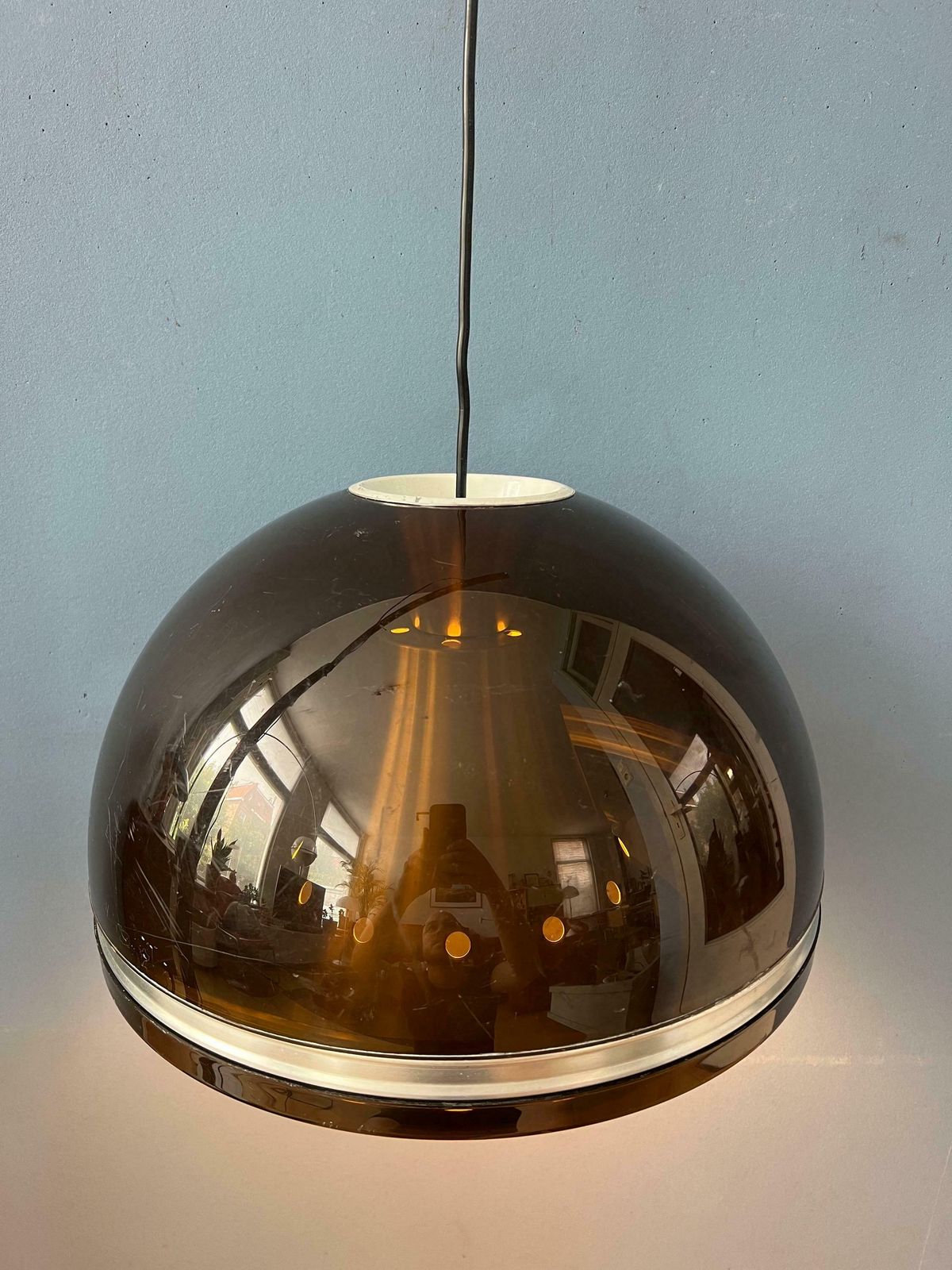 Grote Dijkstra Flying Saucer Space Age Dome Hanglamp photo 377.0