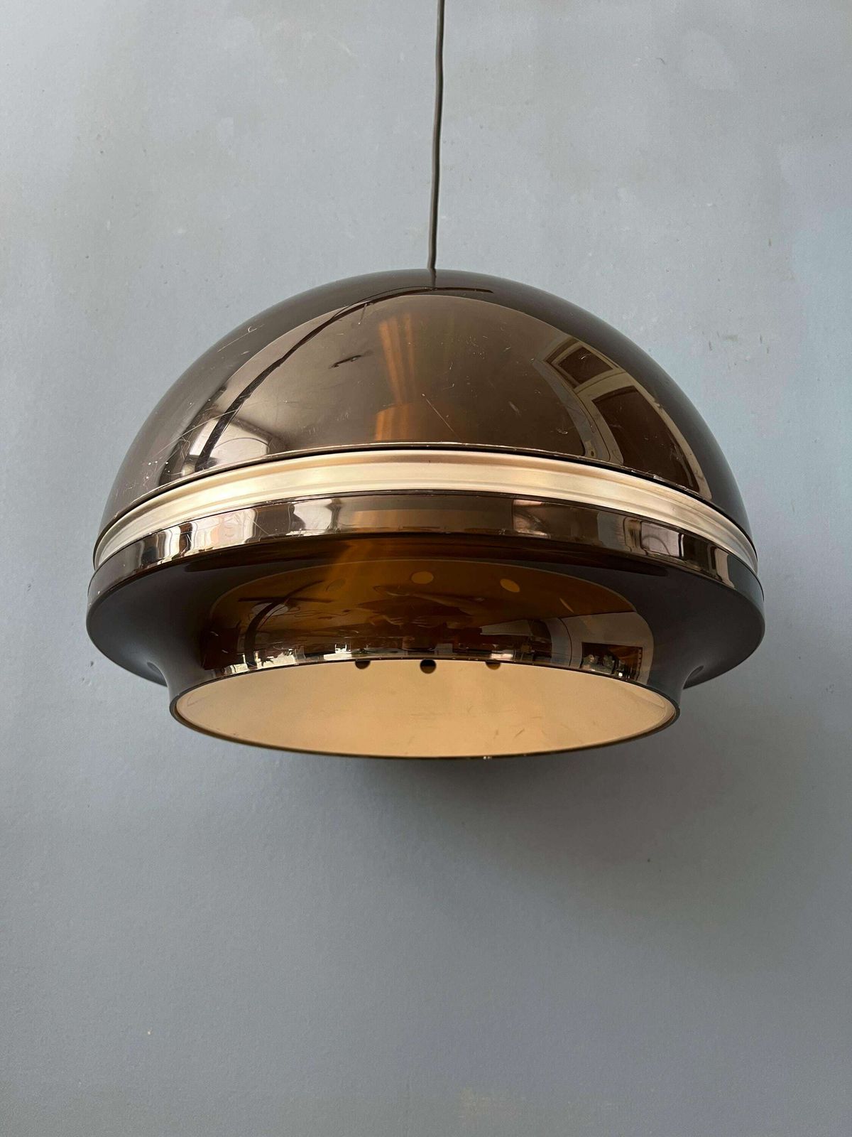 Grote Dijkstra Flying Saucer Space Age Dome Hanglamp photo vinterior
