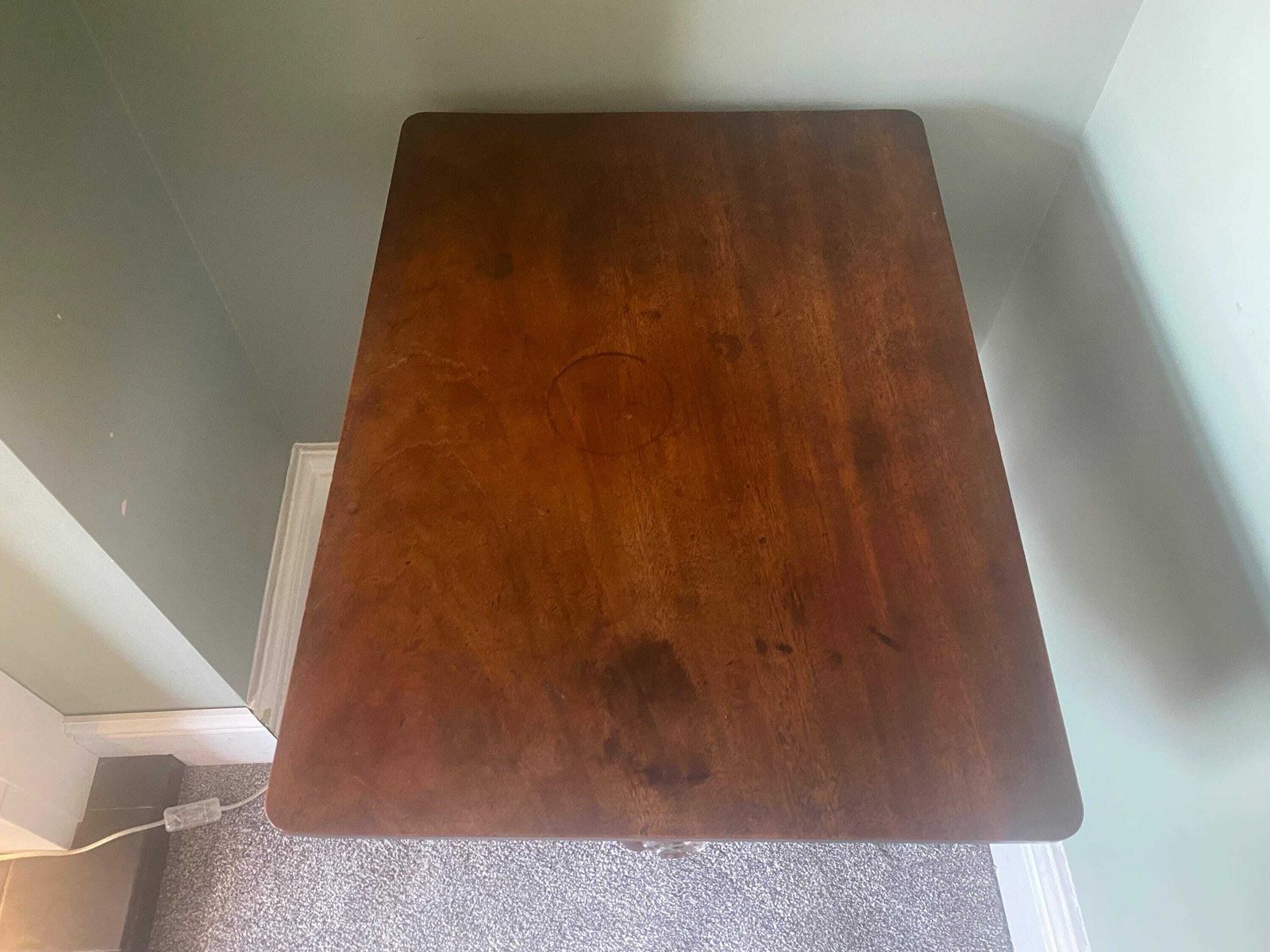 Antique Pedestal Table Occasional Table With Drawer Side Table photo 175.0