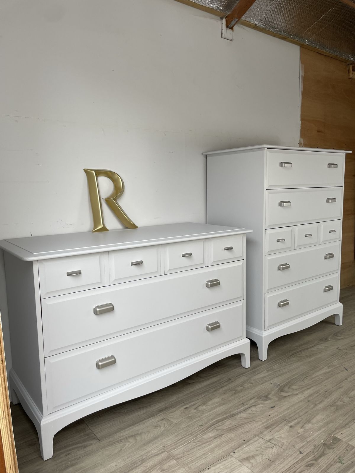 Stag Minstrel Set Of 2 Chests Of Drawers Grey photo Furniture