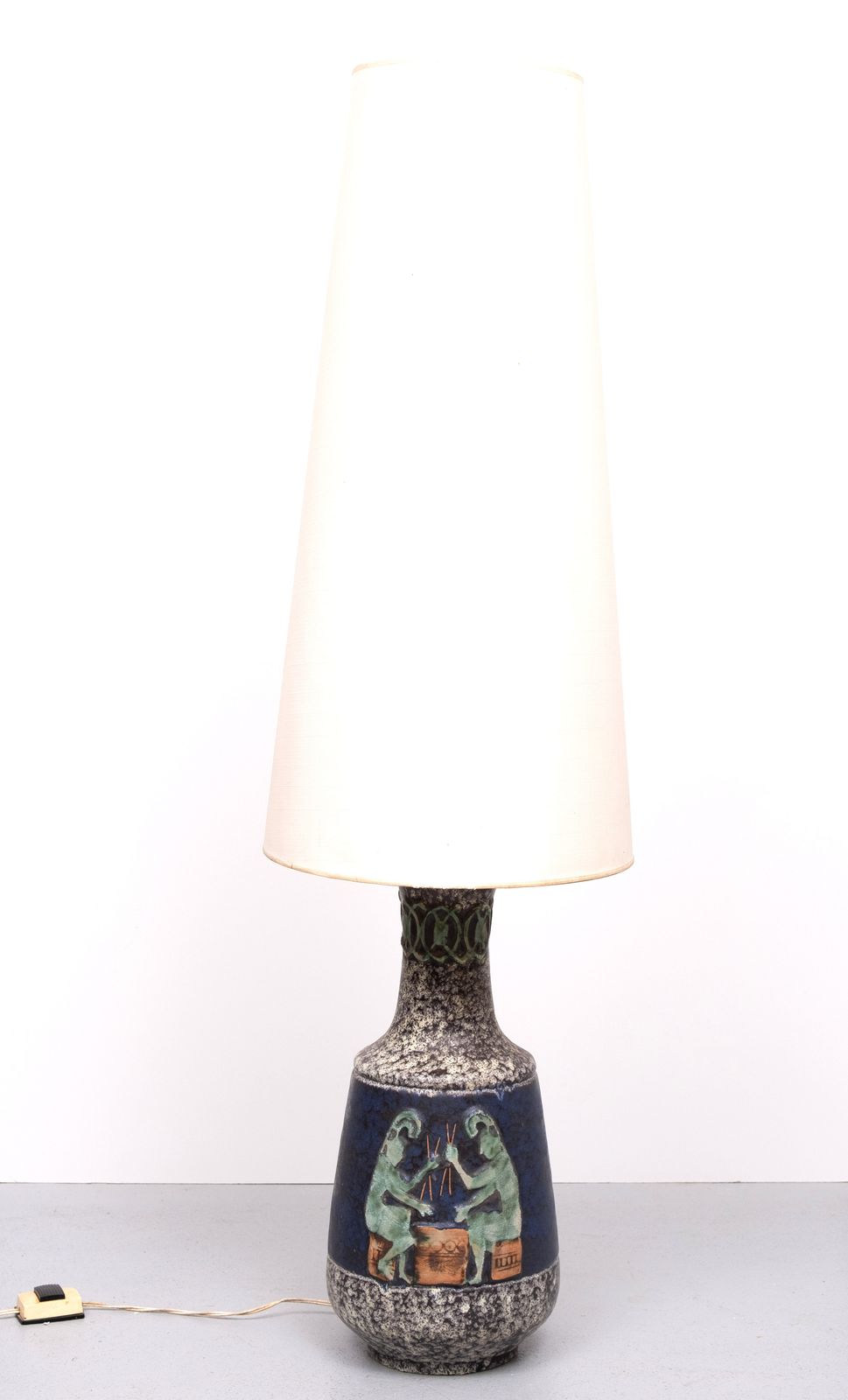 Walter Gerhards Ceramic Floor Lamp 1960s Germany