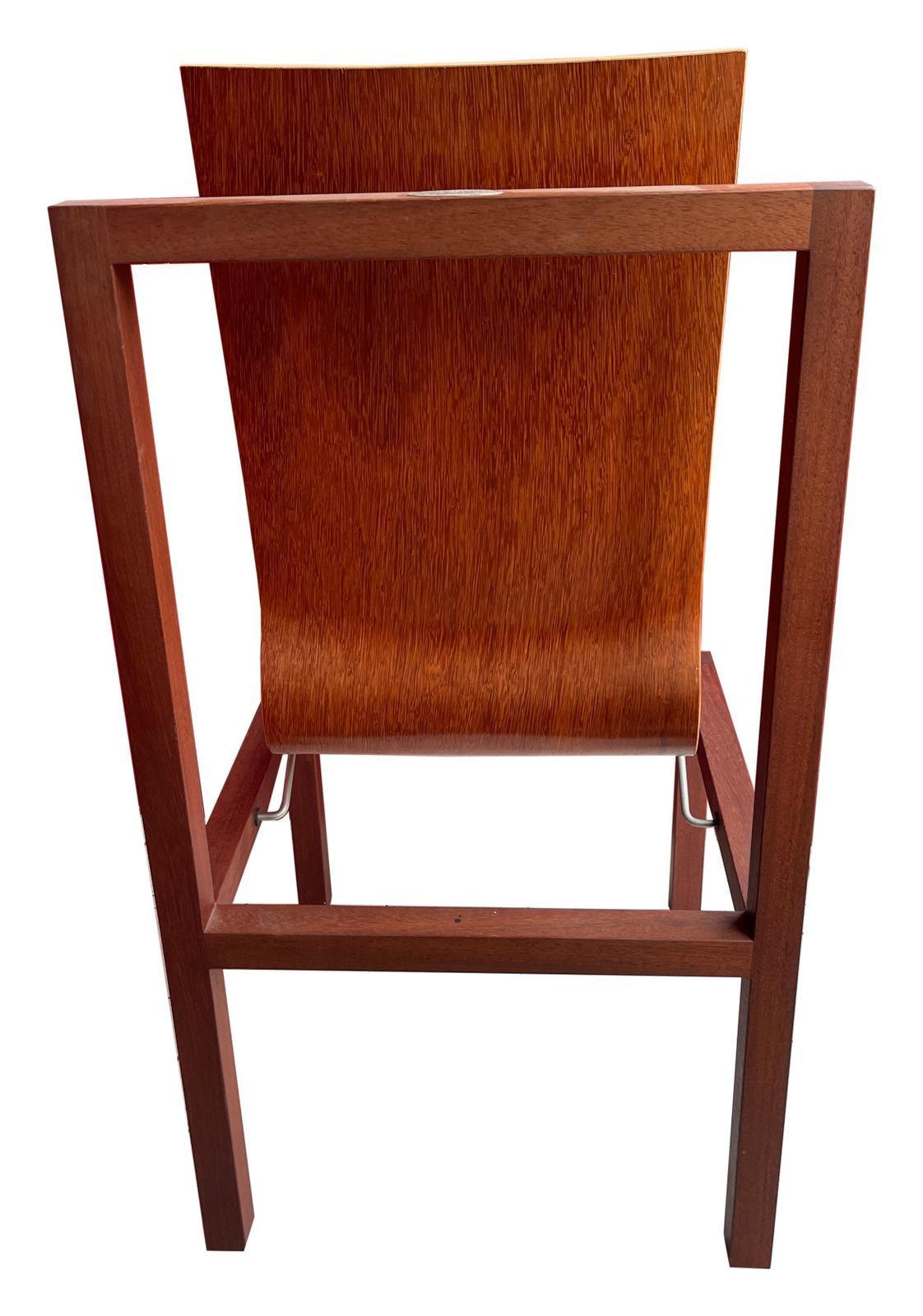 B.N.F. Chair By Gaëlle Lauriot Prévost And Dominique Perrault In Doussie Wood. The Original Martin Stoll Edition,  Numbered 124, 1995 photo 1475.0