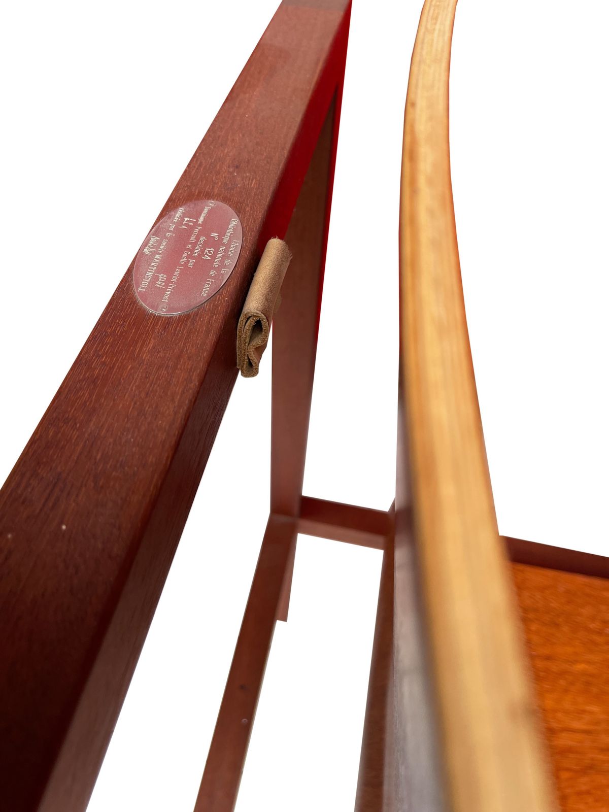 B.N.F. Chair By Gaëlle Lauriot Prévost And Dominique Perrault In Doussie Wood. The Original Martin Stoll Edition,  Numbered 124, 1995 photo buy