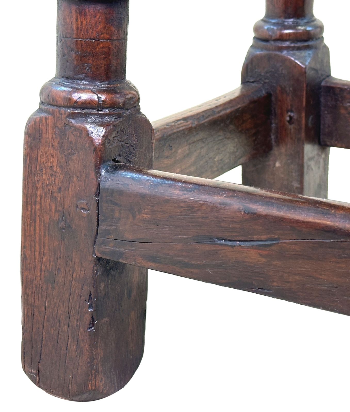 17th Century Rectangular Oak Joint Stool (England, Circa 1660) photo furniture