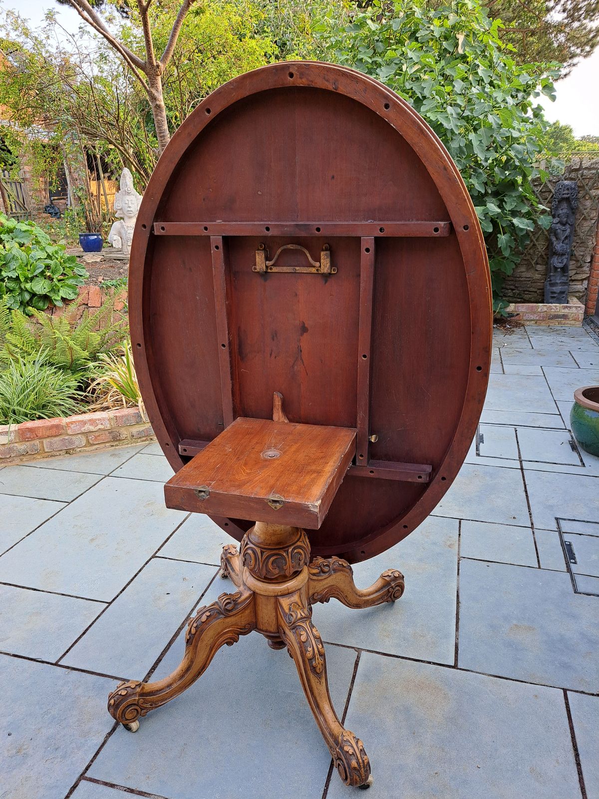 French Oval Tilt Table photo Furniture
