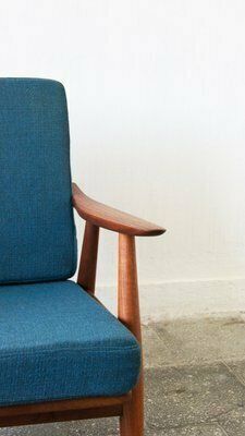 Scandinavian Ge270 Lounge Chair In Teak By Hans Wegner For Getama, 1960s photo buy