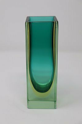 photo furniture Art Glass Small Vase Attributed To Flavio Poli For Seguso, 1970s