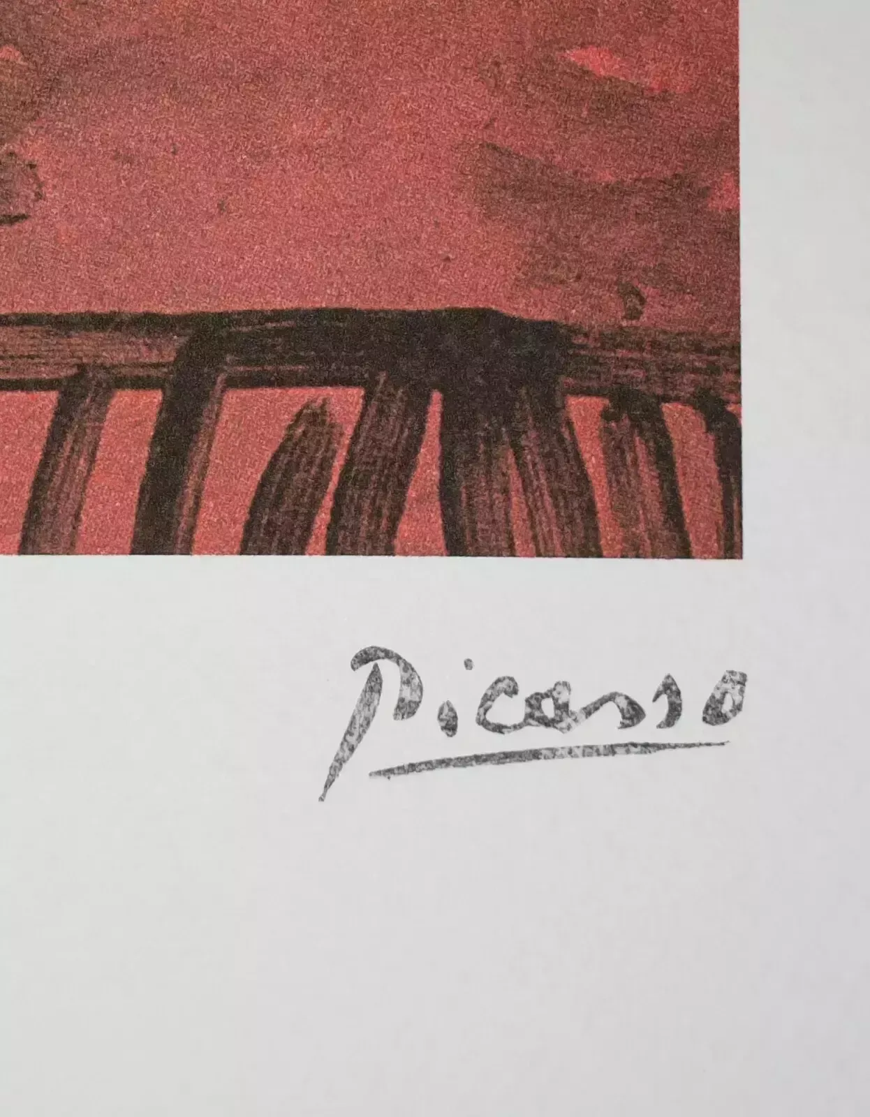 Pablo Picasso, Paloma With Celluloid Fish, Plate Signed Lithograph photo for sale