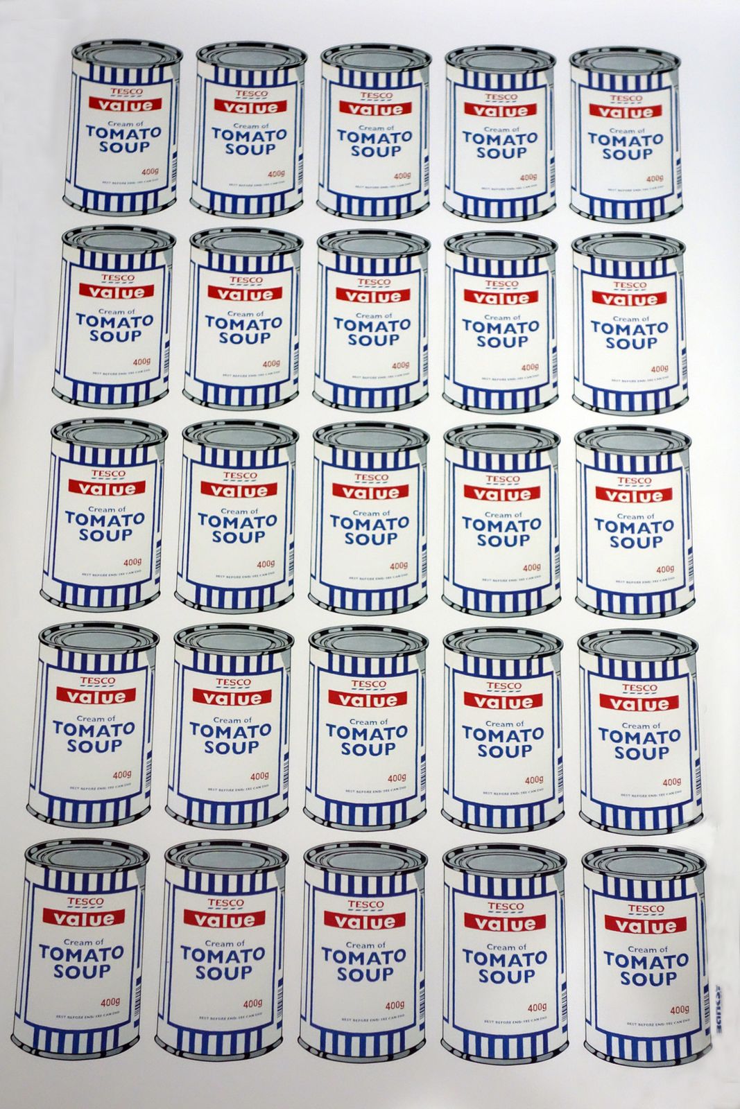 Banksy Soup Cans Poster