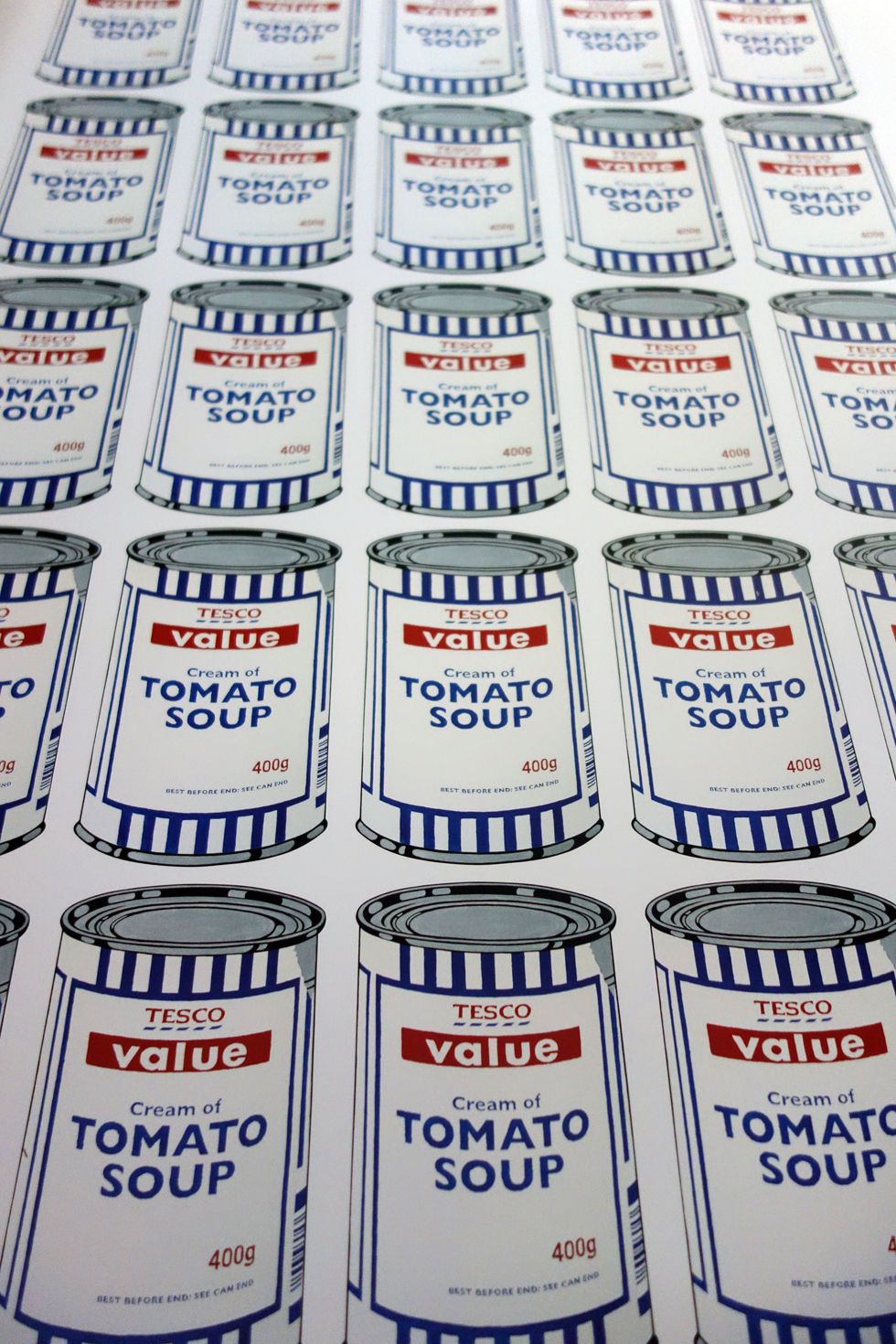 Banksy Soup Cans Poster photo furniture