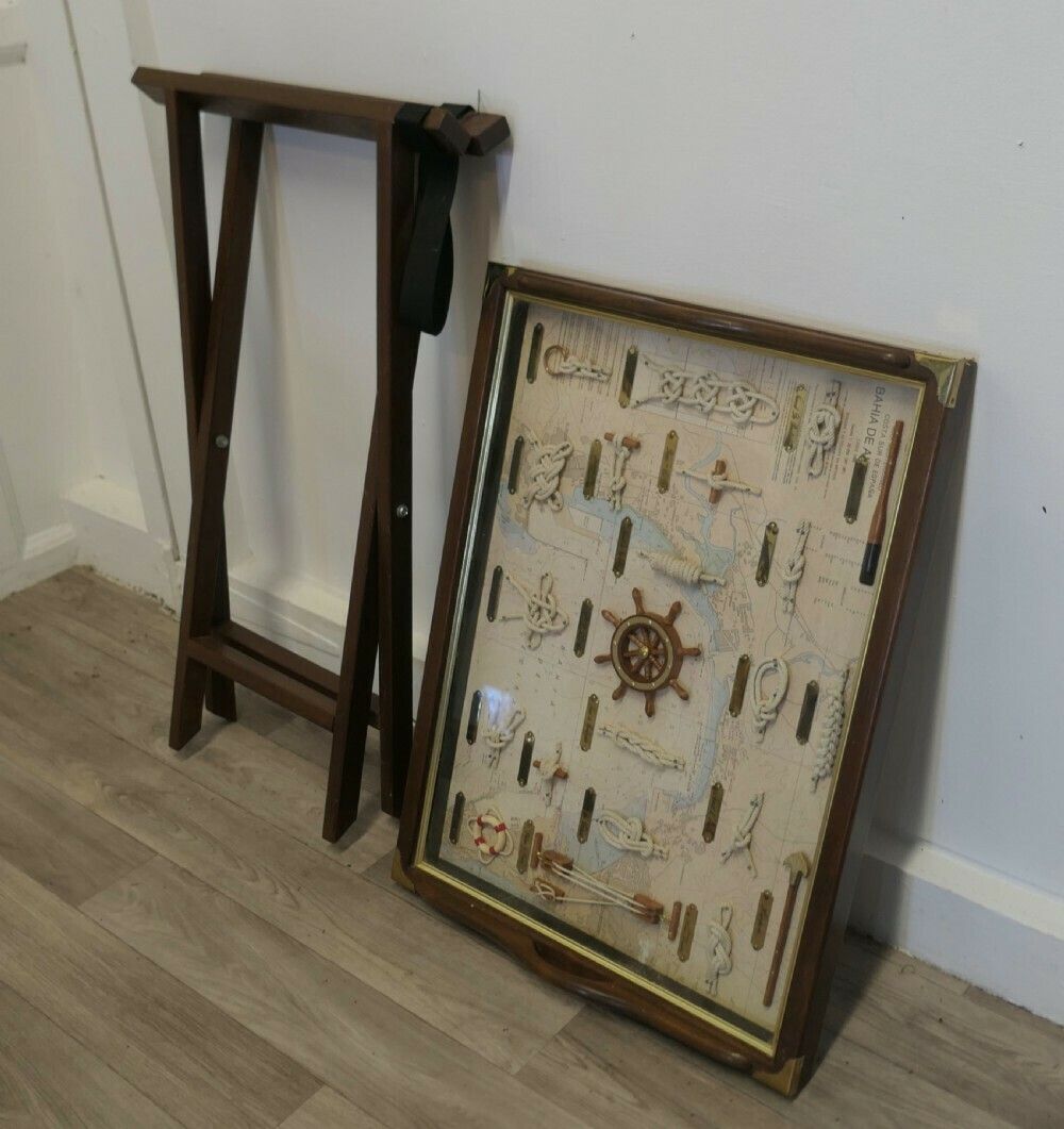 photo for sale Nautical Theme Shadow Box In The Form Of A Butlers Tray