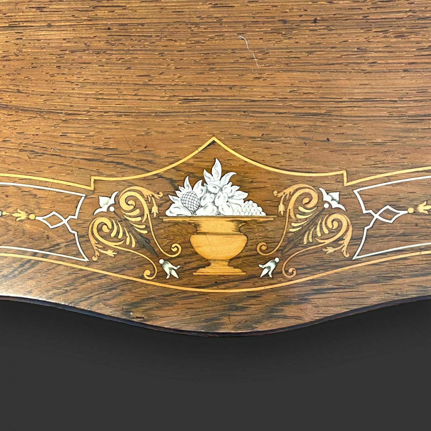 Late 19th Century Inlaid Rosewood Centre Table photo furniture