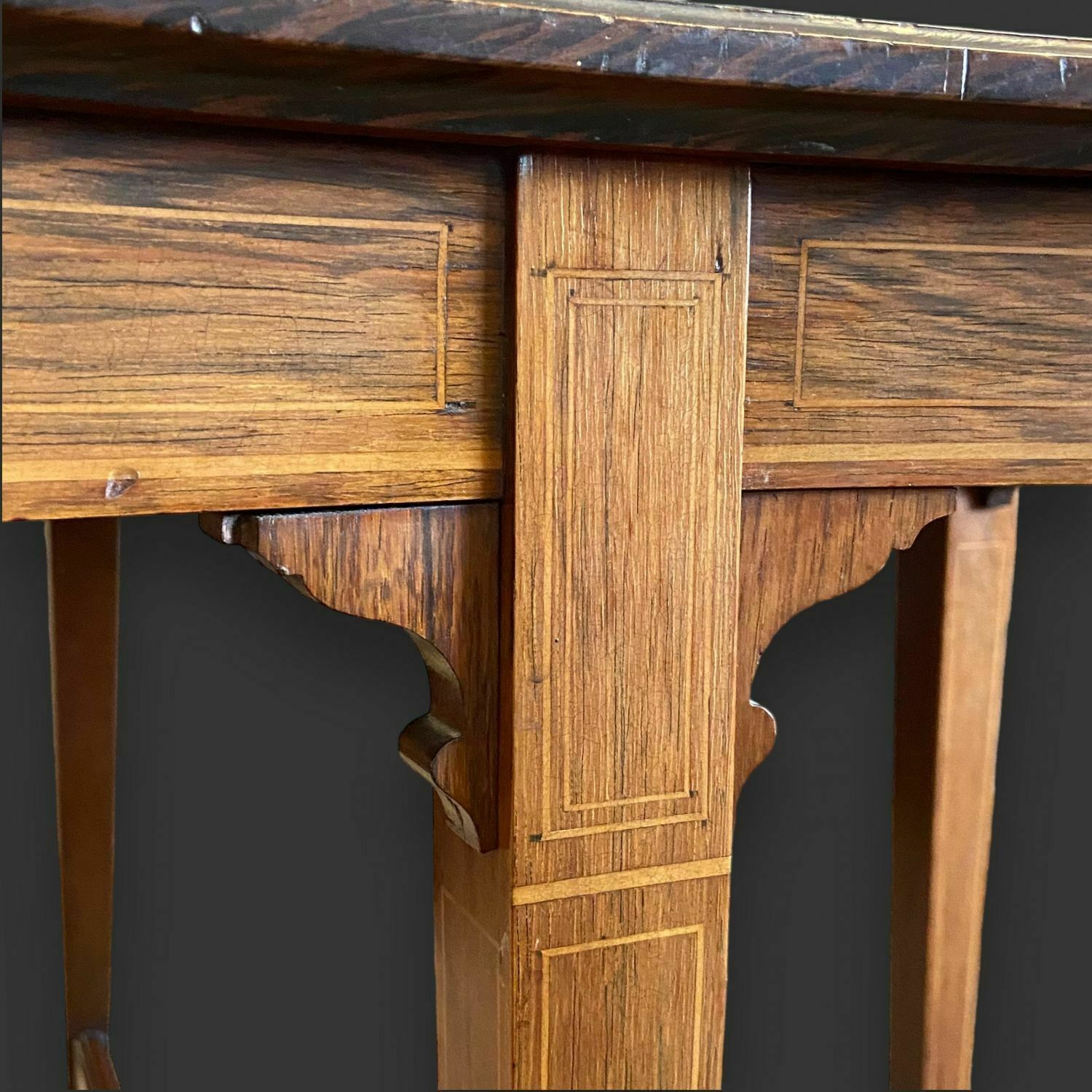 Late 19th Century Inlaid Rosewood Centre Table photo for sale