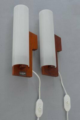Model 719 Wall Lamps By Uno & östen Kristiansson For Luxus Vittsjö, Sweden, 1960s, Set Of 2 photo vinterior