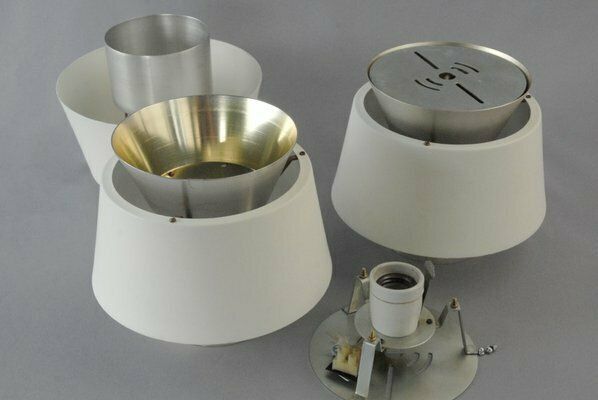 Tivoli Ceiling Lamps By Jorn Utzon For Nordisk Solar Compagni, Denmark. Set Of 3 photo vintage
