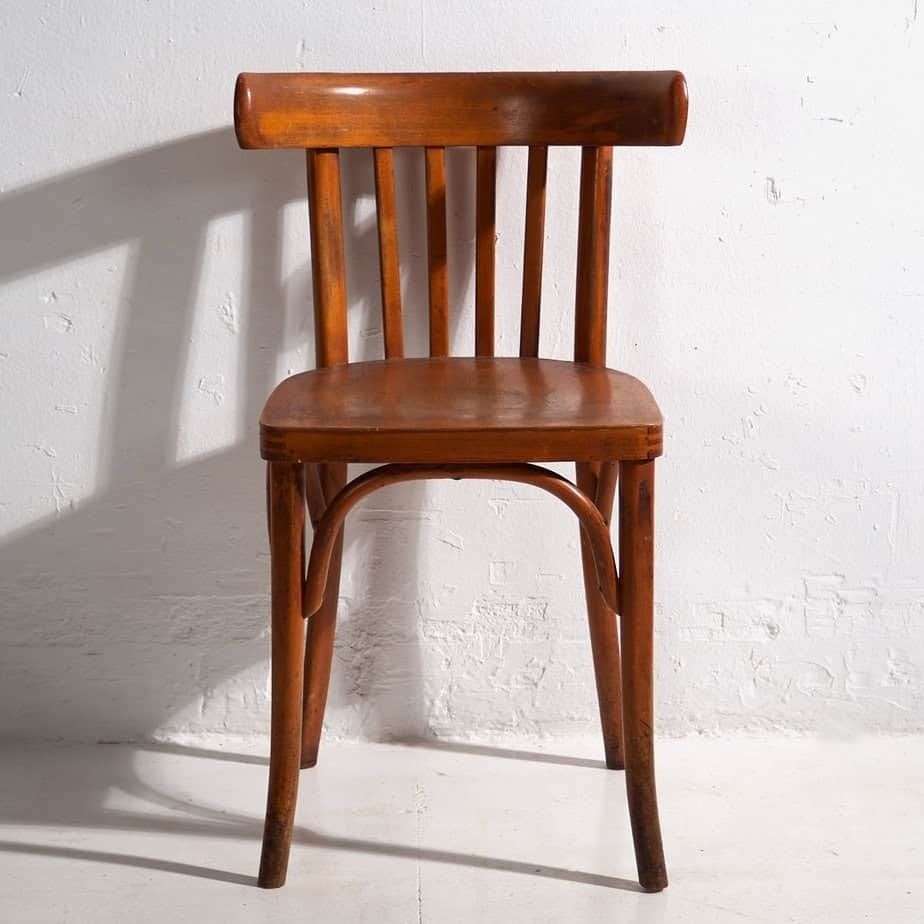 359.0 Antique Thonet Bistro Chairs (C.1900). Set Of 2 Pieces #14 photo