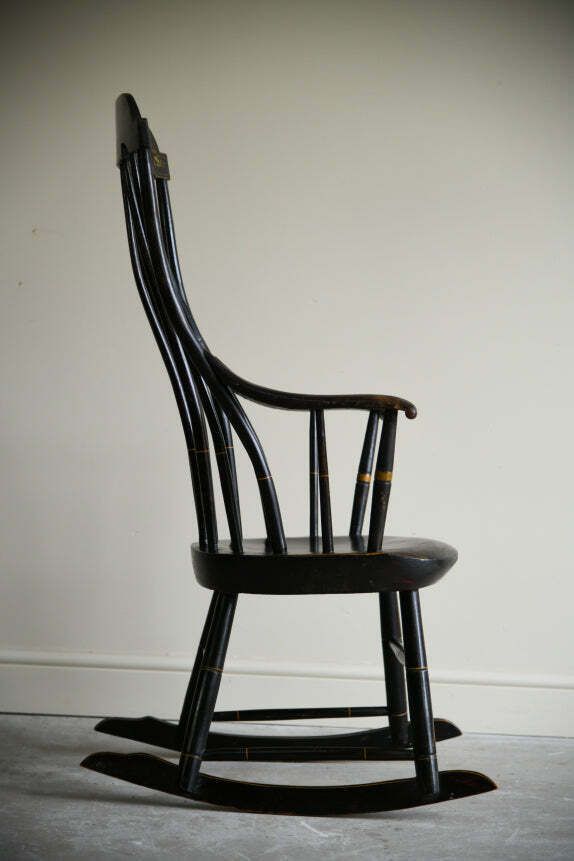 Antique Nichols & Stone Style American Rocking Chair photo 595.0