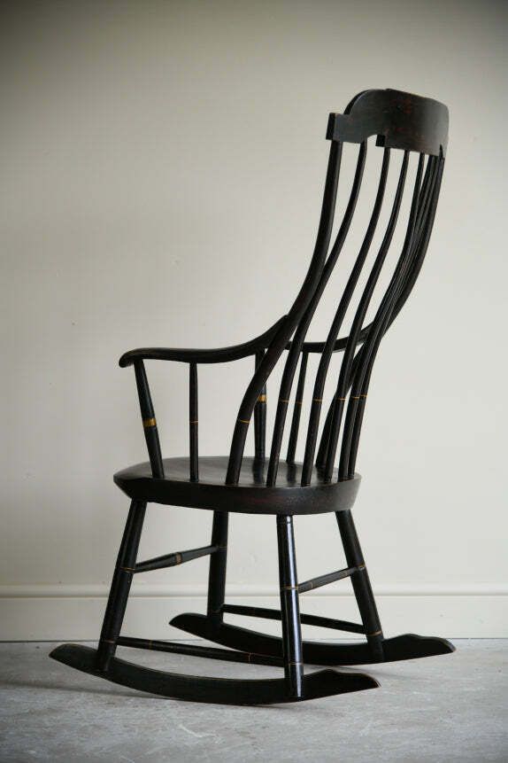 Furniture Antique Nichols & Stone Style American Rocking Chair photo