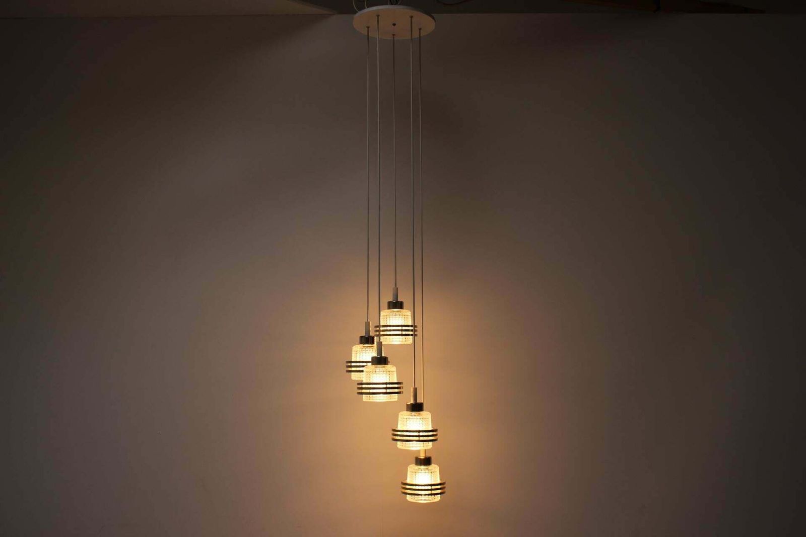 1960s Cascade Chandelier, Czechoslovakia photo buy
