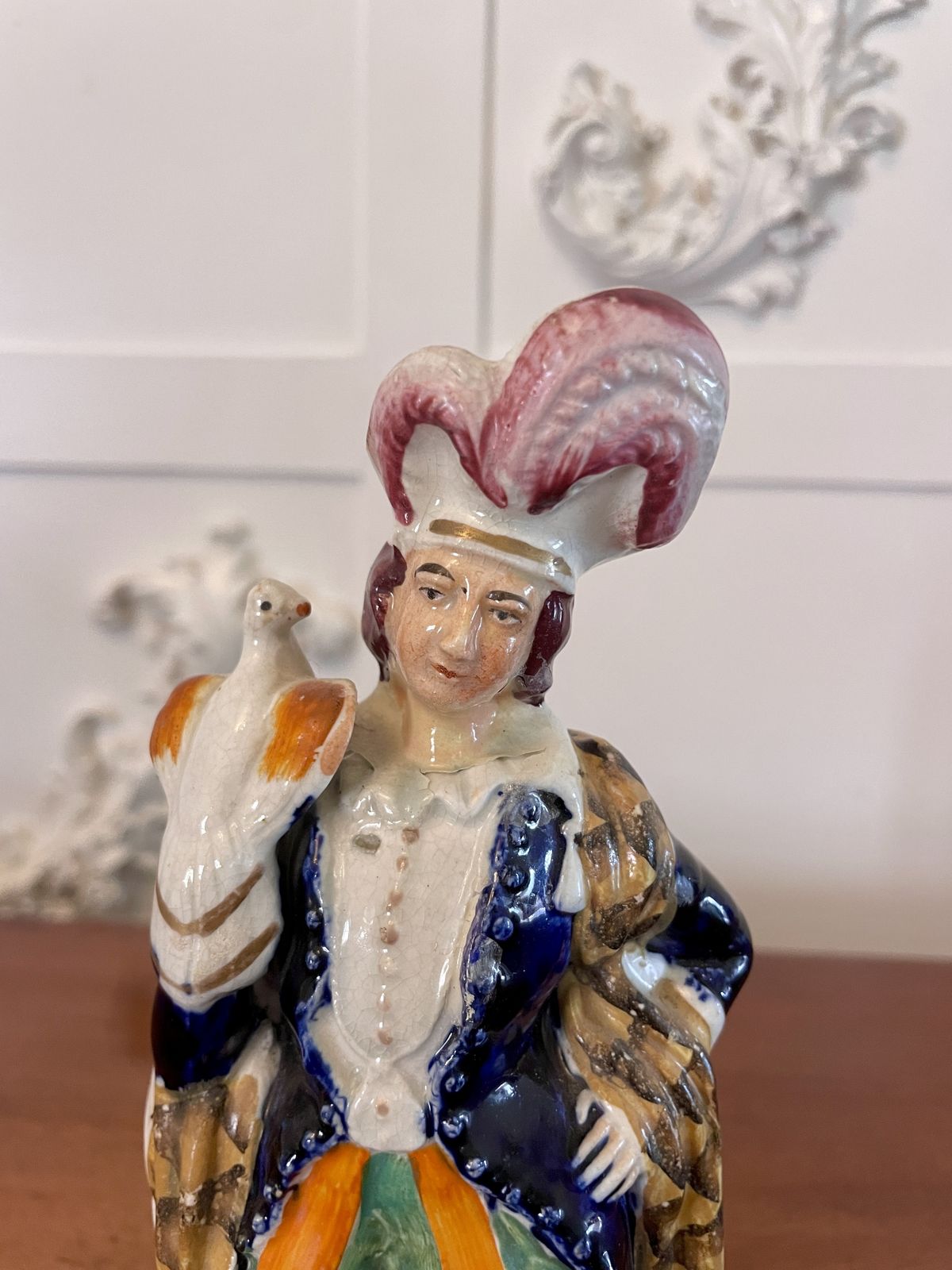 Antique 19th Century Staffordshire Flatback Figure photo 345.0